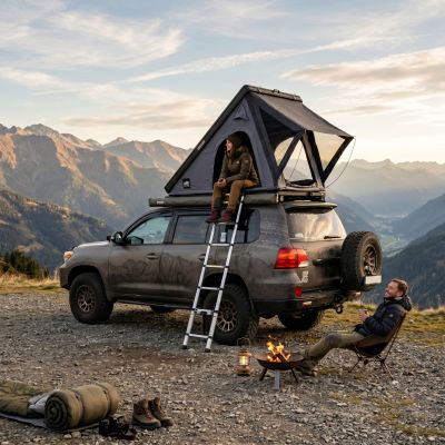 32. OFFLANDER TRIANGLE SLIM WOLF ROOF TENT