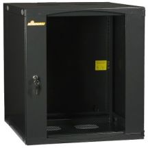 WALL-HUNG RACK CABINET, TWO-SECTION R19-12U/600/2S
