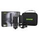 Shure SM4-K-KIT - Externally polarized condenser microphone, holder, pop filter, case