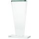 6. Glass trophy with a broken base