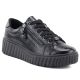 5. Women's patent leather platform shoes, black, Vinceza 133134