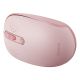 5. Baseus F01B Wireless Mouse 2.4GHz + Bluetooth 3.0 + 5.0 – Pink