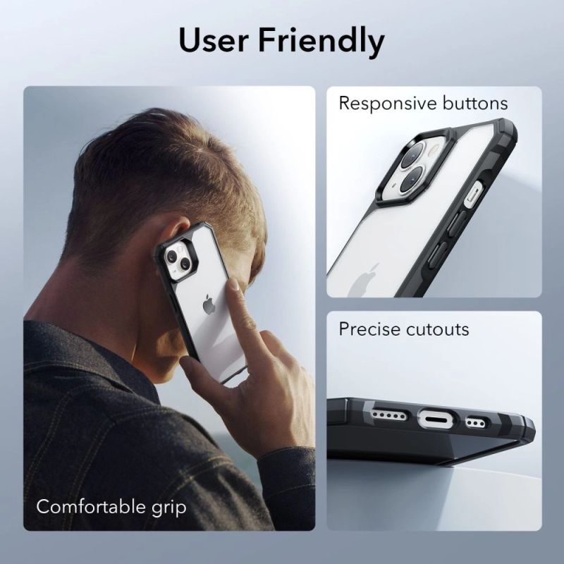 6. ESR Air Armor Case for iPhone 14 Plus - Clear Black