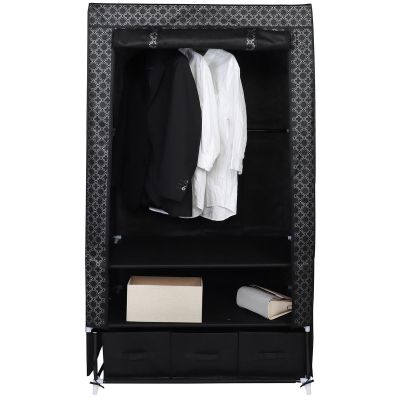 9. TEXTILE WARDROBE 88x50x160CM ORNAMENT 45245