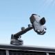 6. Acefast D57 Car Mount with Suction Cup for Dashboard/Windshield - Black