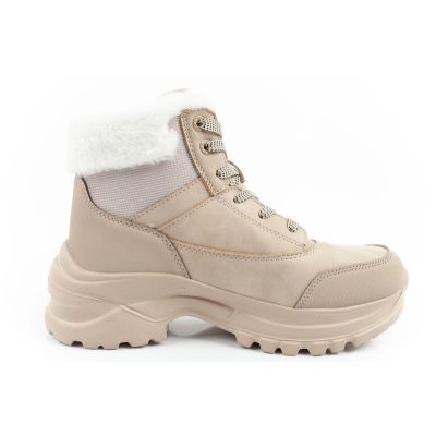 4. Lee Cooper women's winter trekking sports shoes Lee Cooper insulated beige