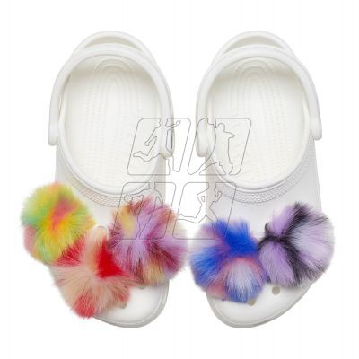 2. Crocs Jibbitz™ Dyed Puff 5 Pack Pins 10012135