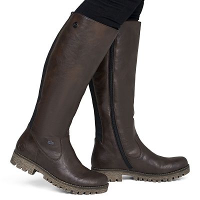 5. Rieker 78554-25 waterproof, insulated, brown rubber boots
