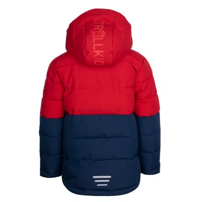 2. Trollkids Kids Gryllefjord children's winter jacket with hood, insulated, waterproof (365-410)