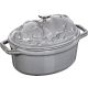 Staub Oval Cast-Iron Pig Pot – 1 L, Graphite