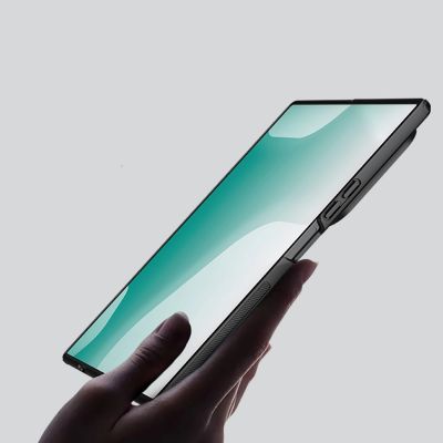 14. Nillkin Super Frosted Shield Fold Magnetic Case for Samsung Galaxy Z Fold 7, MagSafe Compatible, with S Pen Space - Black