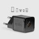 9. SBS TETRGAN1C20K 20W GaN USB-C Wall Charger with Power Delivery - Black