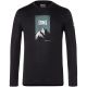 3. Men’s SUPER.NATURAL M 2 Pitch LS Long-Sleeve Shirt, Black