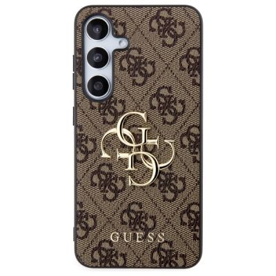 3. Guess 4G Big Metal Logo case for Samsung Galaxy S24 - brown