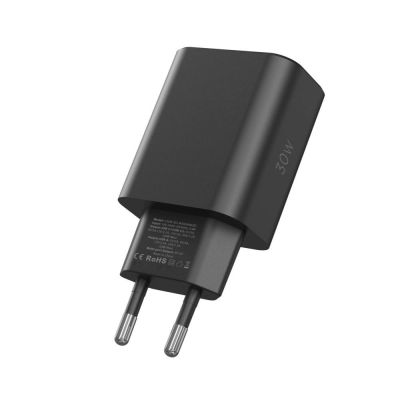 3. Tech-Protect NC30W charger 2x USB-C PD 30W / USB-A QC 3.0 - black