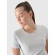 3. Women's cotton slim T-shirt 4F 4FWMM00TTSHF2255-27M