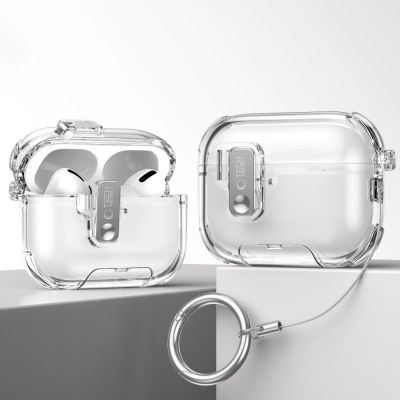 4. Tech-Protect Bounce Pro Case for AirPods Pro 3 - Clear