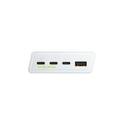 7. GREEN CELL POWERBANK POWERPLAY 20S WHITE 20000MAH 22.5W 3X USB-C PD 1X USB-A