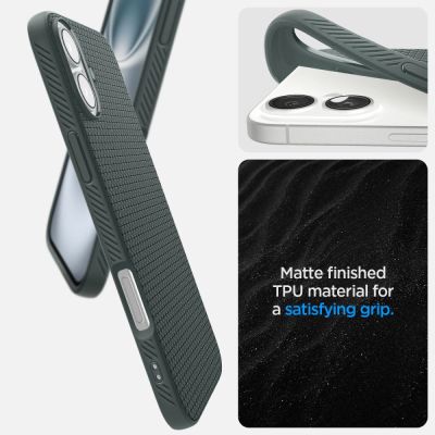 12. Spigen Liquid Air iPhone 16 Case - Green
