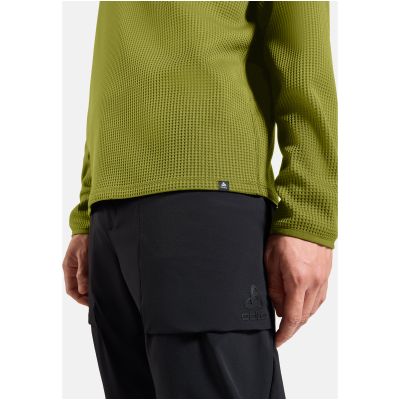 3. Men's ODLO Mid Layer Hoody CUBIC, green