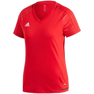 7. adidas TIRO 17 Training JSY Women T-shirt red BP8560