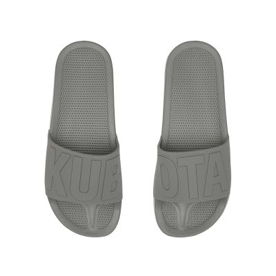5. Kubota basic plain pool flip-flops gray K25SS-101-005-22-1