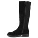 3. Black Leather Stretch Boots Filippo DKZ8222
