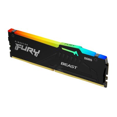 5. Kingston Technology FURY Beast RGB Memory Module 16GB 1 x 16GB DDR5 5600MT/s 288-pin DIMM