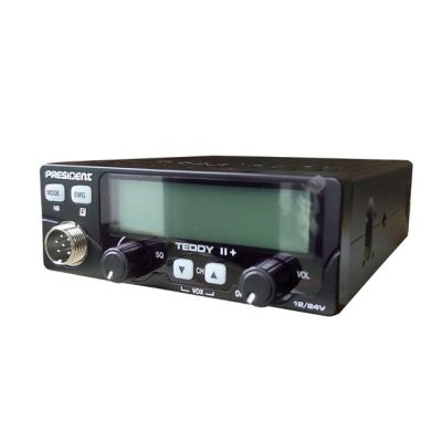 2. CB Radio PRESIDENT Teddy II+ 12/24V + ASC 7 colors AM/FM