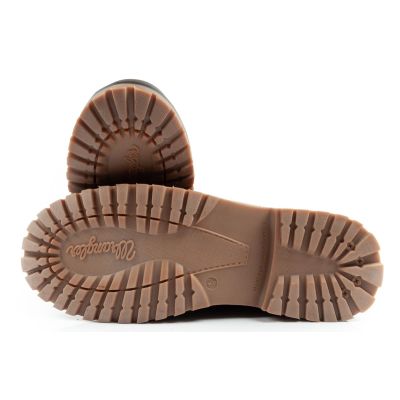 21. Wrangler Arch men's boots, Chelsea boots, elegant leather, dark brown