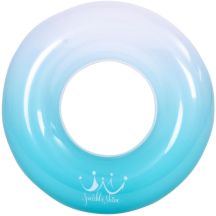 RAINBOW SWIMMING RING 90CM 35100 BLUE