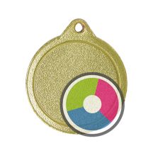 Medal with luxor jet print