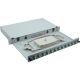 2. 19" Fiber Optic Splice Box 12 x LC/APC Duplex OS2, Splice Finished, Gray
