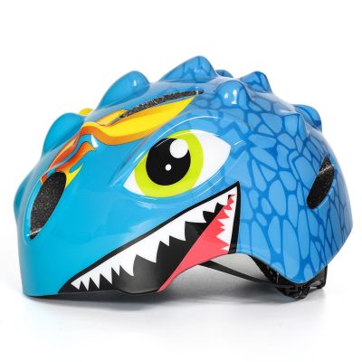 3. Wozinsky Children's Bicycle Helmet, Dragon Pattern, Lightweight, S - Blue