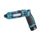 2. Impact screwdriver 7.2V 2x1.5Ah TD022DSE MAKITA