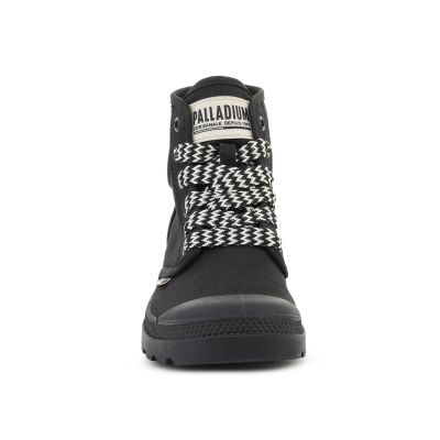 2. PALLADIUM PAMPA HI HTG LACE BLACK 94989-008