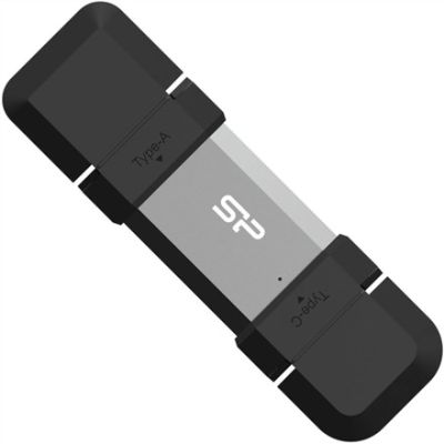 2. Silicon Power SP128GBUC3C51V1S USB Flash Drive 128GB USB Type-A / USB Type-C 3.2 Gen 1 (3.1 Gen 1) Black, Silver
