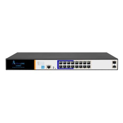 5. Extralink ARES Managed Switch 16xRJ45 GbE PoE/PoE+ 150W, 2x SFP, Rack 19"
