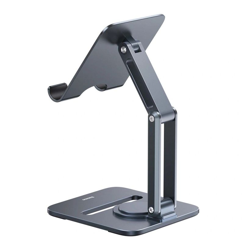 3. Baseus BS-HP006A Rotating Foldable Aluminum Tablet Stand - Gray
