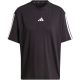 adidas Essentials 3-Stripes Boyfriend T-shirt Black JC5960