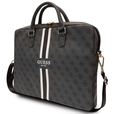 2. Guess 4G Printed Stripes bag for a 16" laptop - black