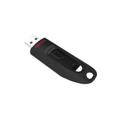 2. SanDisk Cruzer Ultra SDCZ48-064G-U46 Flash Drive (64GB; USB 3.0; Black)