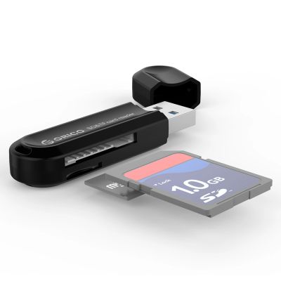 5. Orico CRS21 USB 3.0 SD and microSD memory card reader - black