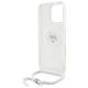 6. Karl Lagerfeld IML Choupette Head & Cord Magsafe Case for iPhone 16 Pro Max - Clear