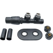 Thermostatic valve for bathroom radiator - left