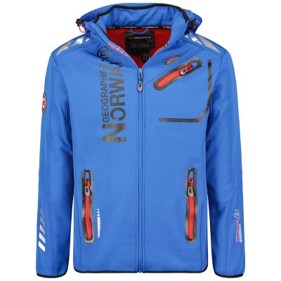 3. Men’s softshell jacket Geographical Norway ROYAUTE DB ROYAL BLUE RED MEN 068 (WY2170H/GN-ROYAL BLUE / RED)