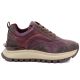 2. Leather platform sneakers burgundy Artiker 59C0009