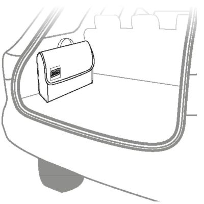 4. ORGANIZER STORAGE BAG CAR 29X15X30cm BLACK + DECKER