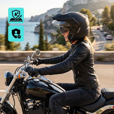 16. Meteor Hekato XL Motorcycle Helmet 61 cm Black