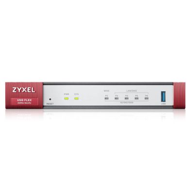 Zyxel USGFLEX50HP Firewall Gold Bundle (+ 1 Yr Gold Security Pack), 5x WAN/LAN, SPI Firewall: 2000 Mbps Max., IPSec VPN: 20 PoE